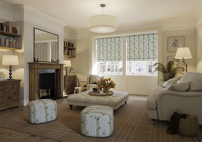 Upton, Apple Bee Smokes - Twist&Fit Roman Blind - Image 6